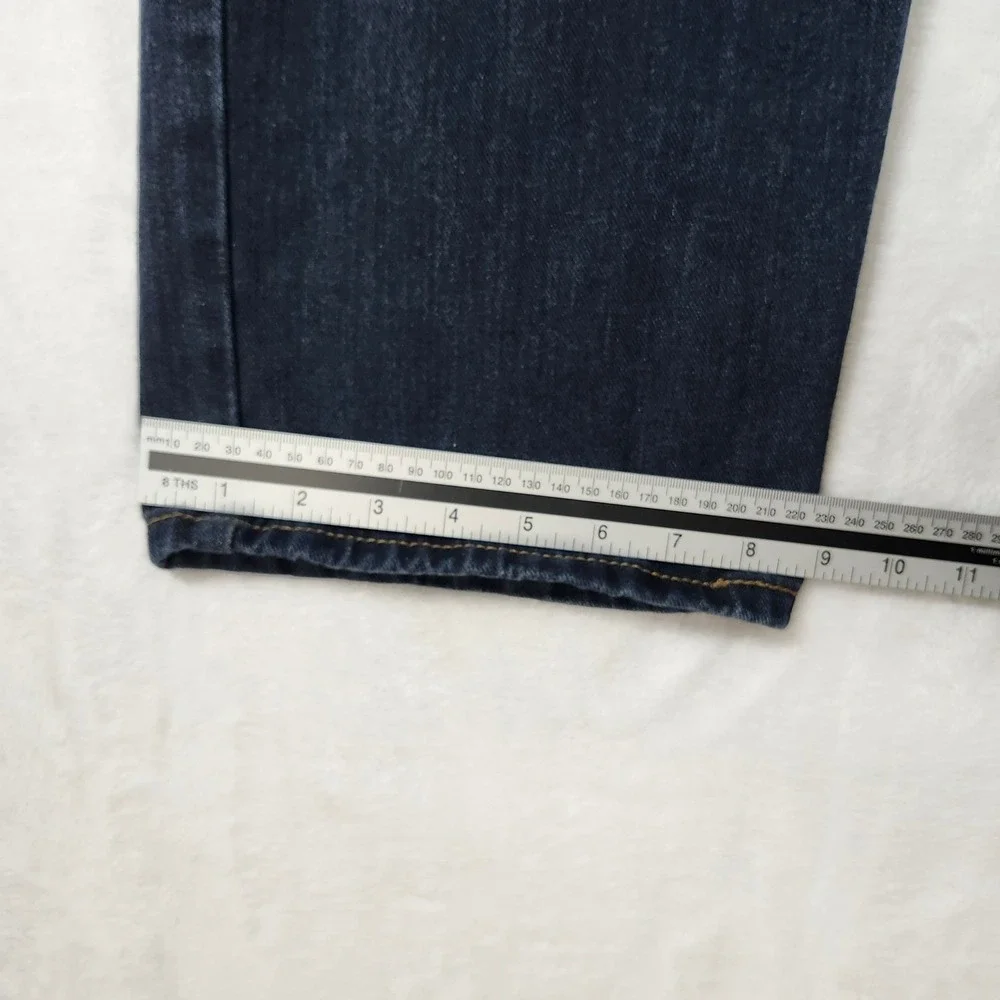 Signature by Levi Strauss Relaxed Jeans Mens 38x30 Dark‎ Wash Excellent Denim